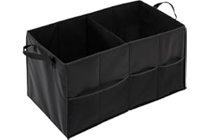 Honey Can Do SFT-01166 Organizzatore Pieghevole per Portabagagli, Altro, Nero, 33.02x34.92x2.54 cm