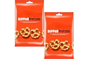 HAMPERLY GIFTS Peanut Butter Pretzel Bundle Consisting of Reese's Chocolate Dipped Pretzels 120g (2 Pack)