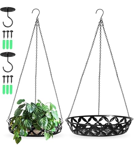 CIYODO 2 Pièces Panier De Fleurs Conique Miniture Décoration Pots De Cactus Petites Plantes Jardinières Pour Plantes D'Intérieur Jardinières