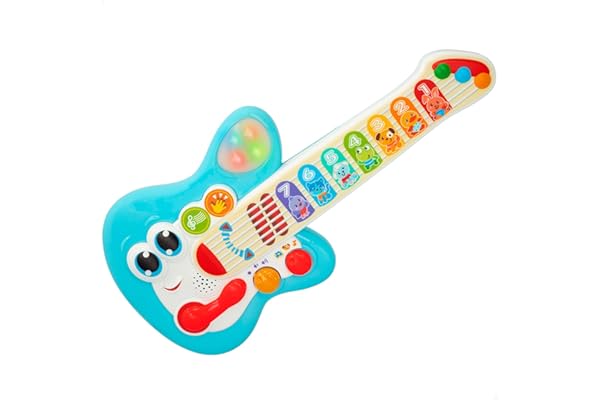 Winfun Guitare électrique pour bébé, Jouets avec Musique, lumière et Son, Jouet Musical, Cadeaux bébé 1 an, 47259