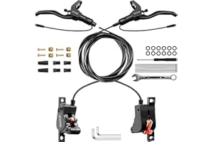 DYISLAND LD-200 Kit de Frein à Disque hydraulique à pour vélo électrique, kit de Frein hydraulique pour vélo électrique à, avec Outils de Montage et vis