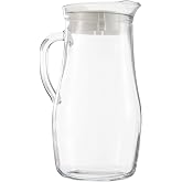 Lav Misket Tekli S&uuml;rahi, 1.8 L Hacim, Cam, Beyaz
