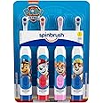 Spinbrush Kids PAW Patrol Kid’s Electric Battery Powered Toothbrush with Soft Bristles (4 Pack) 0.78 pounds