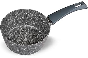 Zanetti - Casseruola Antiaderente 16 cm DURAPIETRA, adatta a tutti i piani cottura incluso induzione, Rivestimento Alto Spessore, Diametro 16 cm