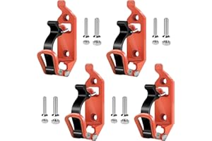 CHINGCOO 4 supporti per pala per barre portatutto, accessori per barre portatutto, pala, supporto per pala, kit di supporto per asa, chiusura in metallo, fermi in gomma per camion, auto, barca, attrezzi per