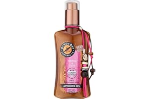 Byron Bay Australia After Sun Lotion Dry Oil Shimmer Spray – with Luxury Golden Glitter For A Sunkissed Glow - with Antioxidants – Non Greasy Aftersun care, Tropical Summer Fragrance - 200ml