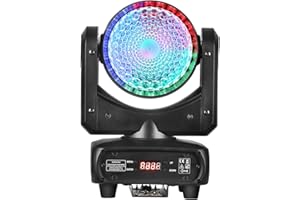 Betopper 120W Teste Mobili 4 in 1 Luci Discoteca Demon's Eye COB DMX512 Control Luci da palco Luce da palcoscenico per Matrimonio DJ Party Live Band Mostra