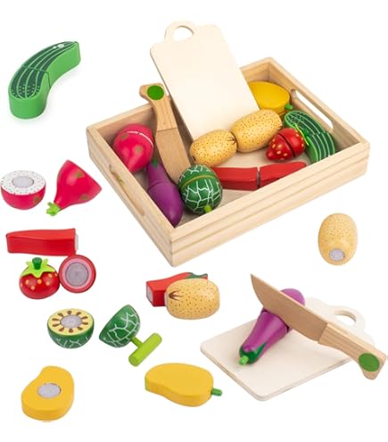 Houten Kinderkeuken Accessoires - Het Houten Poppenhuis