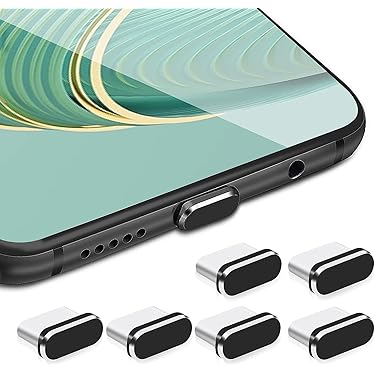 10 stuks USB C-beschermdoppen, type C-poort, stofcaps, zelfklevende