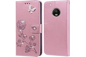 PKQTOP Funda para Motorola Moto G5 Plus Carcasa,Ranuras Tarjetas,Soporte Plegable,Silicona TPU,Case Protectora Funda para Moto G5 Plus(5.2")