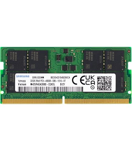 Samsung 16GB DDR5 4800MHz PC5-38400 CL40 SODIMM 1Rx8 1.1V Non-ECC