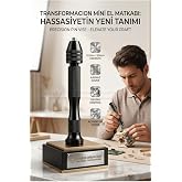 Transformacion Mini El Matkabı, Kaymaz G&ouml;vdeli Pin Mengene, Manuel, 0.2mm-3mm Mandren Kapasiteli, Al&uuml;minyum, 9.2cm Uzunluk