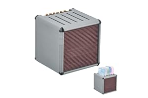 MONGTSAMZ Soporte para Púas Guitarra, Porta Plettri Per Chitarra con 5 ranuras, Contenedor de Almacenamiento de Púas Impreso en 3D, Vitrina para púas de guitarra, Caja de Almacenamiento de Guitarra(Gris)