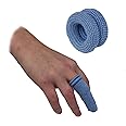 Qualicare 10 PACK FIRST AID FINGER ROLL BOBS COT BUDDIES TUBULAR BANDAGE DRESSINGS BLUE CATERING KITCHEN