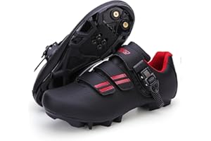 PENXZT Buty rowerowe męskie, rowery górskie Buty kompatybilne z SPD i wygląd delta wewnętrzny butów rowerowych mtb
