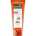 Biotique Bio Sandalwood Sunscreen Ultra Soothing Face Lotion, SPF 50+ |Ultra Protective Lotion| Keeps Skin Soft, Fair and Moisturized| Water Resistant| For All Skin Types| 100ml