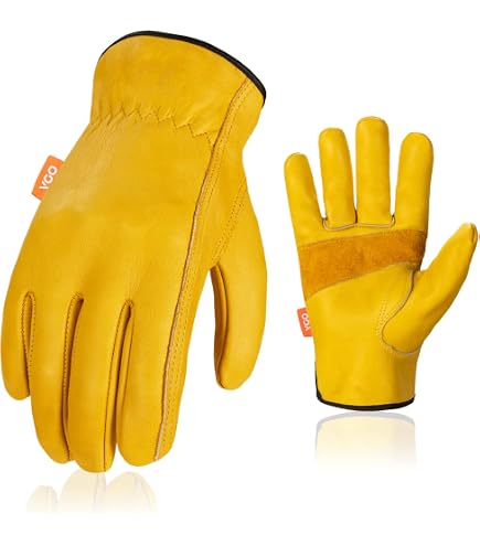Olson Deepak Gants De Travail En Cuir Pour Conducteur/Moto/Équitation
