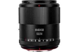 Meike 55 mm F1.4 Enfoque automático Gran Apertura STM Motor Paso a Paso APS-C Lente Retrato Compatible con cámaras Sony E Mount A6400 A5000 A5100 A6000 A6100 A6300 A6500 A6600 A6700 ZV-E10 ZV-E10 ZVV