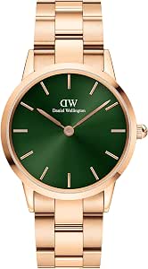 Orologio Daniel Wellington Iconic Link Emerald Oro Rosa Verde 36mm  DW00100419 : Amazon.it: Orologi