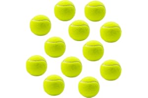 MeoZynxadril Set Palline Tennis 12 per Cani, Bambini e Allenamento Sportivo