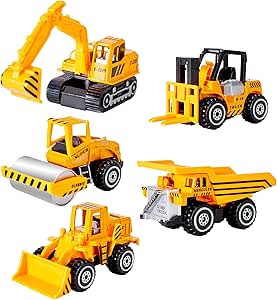 Metall Bagger Spielzeug 1:40 Mit Sound & Licht - Baustellenfahrzeuge Für Kinder Ab 3 Jahren
