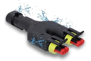 KALITEC AMP Superseal rozdzielacz Y 932181 złącze wtykowe 2-biegunowe wtyczka 1,5 mm