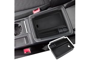 BIBIBO Caja de Almacenamiento para Consola Central para Skoda Octavia 4 IV MK4 RS Combi 2020-2023, Organizador con Alfombrilla Antideslizante, reposabrazos Central, reposabrazos de Consola