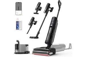 DREAME H15 Mix Aspirapolvere Lavapavimenti 7-In-1, Braccio Robotico IA, Pulizia Bordi su 3 Lati, Aspirazione 23.000 Pa, Dosaggio Intelligente, 0 Grovigli, Lavaggio Spazzola a 100 °C