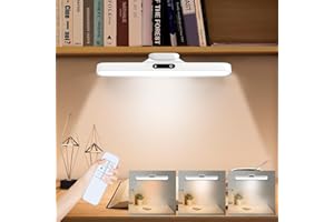 iodoo Luz Cocina Bajo Mueble con Control Remoto, Luces Led Cocina Bajo Mueble Recargable por USB de Batería 2000 mAh, Luz Cocina Regulable al Tacto (Blanco)