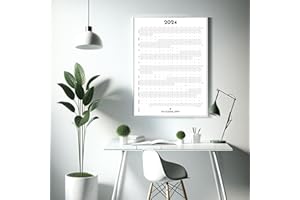 ‎FORMGUT FORMGUT® Jahreskalender 2024 Wandkalender – Kalender groß für die Wand, Jahresplaner, Familienplaner XXL – Versand gerollt und faltenfrei, B2 50 x 70 cm
