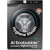 Samsung 8 kg, 5 star, AI Control, AI Eco Bubble, Wi-Fi, Digital Inverter, Motor, Fully-Automatic Front Load Washing Machine (WW80T504DAX1TL, Hygiene S
