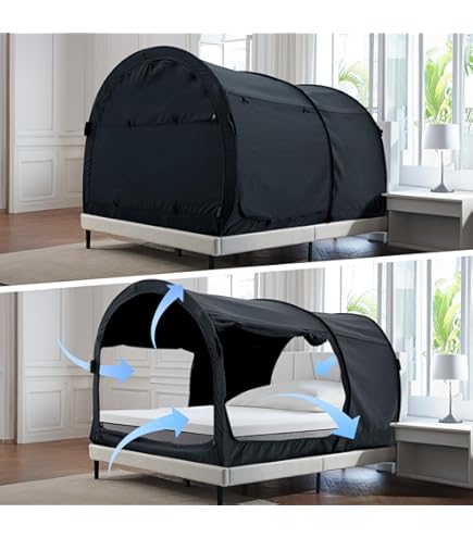 RIYDH Bedtent Bed Luifel Stapelbed Twin Size Tenten voor