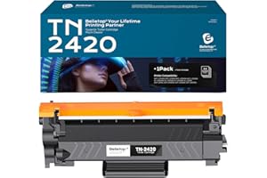 belietop Toner Compatible TN2420 TN-2420 pour Brother MFC L2710DW TN 2420 2410 TN2410 MFC-L2710DW HL-L2350DW MFC-L2710DN HL-L2310D DCP-L2530DW MFC-L2750DW DCP-L25100DW