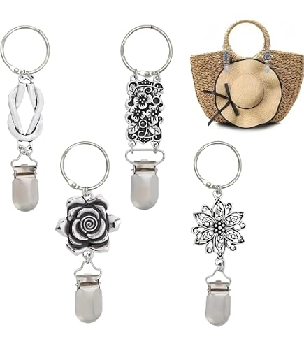 5 Pinces à Chapeau Qaestuan | Porte-Chapeau Portable Pour Sac à Dos | Anti-Vent Multifonction