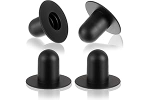 CDDCWZ 4 Stück Pool Stopfen, Schwimmbad Verschluss Stopfen, Pool Stopfen Ersatz, Filter Pumpen Filterlochstopfen, passend für Intex und Bestway Filterpumpen Filterlochstopfen (Schwarz)