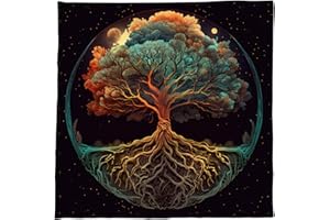 Limtula Divinazioni Carte Tovaglia Arazzo Alberi Della Vita Tarocchi Carta Tovaglia Astrologia Tarocchi Stregoneria Panno Altare Tarocchi Carta Panno