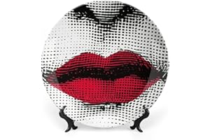 SKYRUG Lina Cavalieri - Piatto decorativo Fornase, da appendere alla parete, con staffa e speciale gancio a molla, stile 37,6 cm