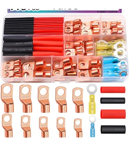 Ringkabelschuh Für Bolzen M8 Und Kabelquerschnitt 16 Mm² In KFZ-Elektrik > Kabelschuhe & Steckverbindunge - Foto 4