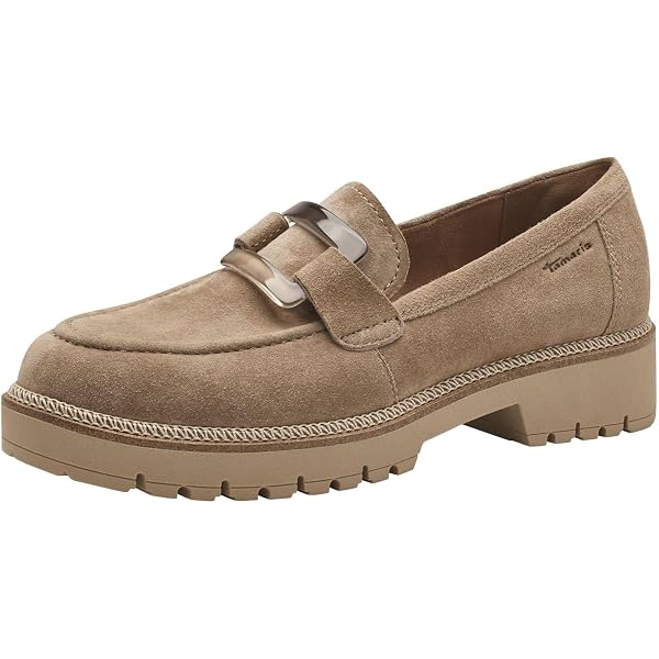 Pantoufles Mocassin Femme Tamaris - Confort, Cuir, Semelle Amovible - 14