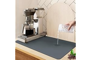 ZPQAODI Podkładka pod ekspres do kawy, mata ociekowa na blat kuchenny, super chłonna, dobrze ukrywa plamy, 40 x 60 cm.