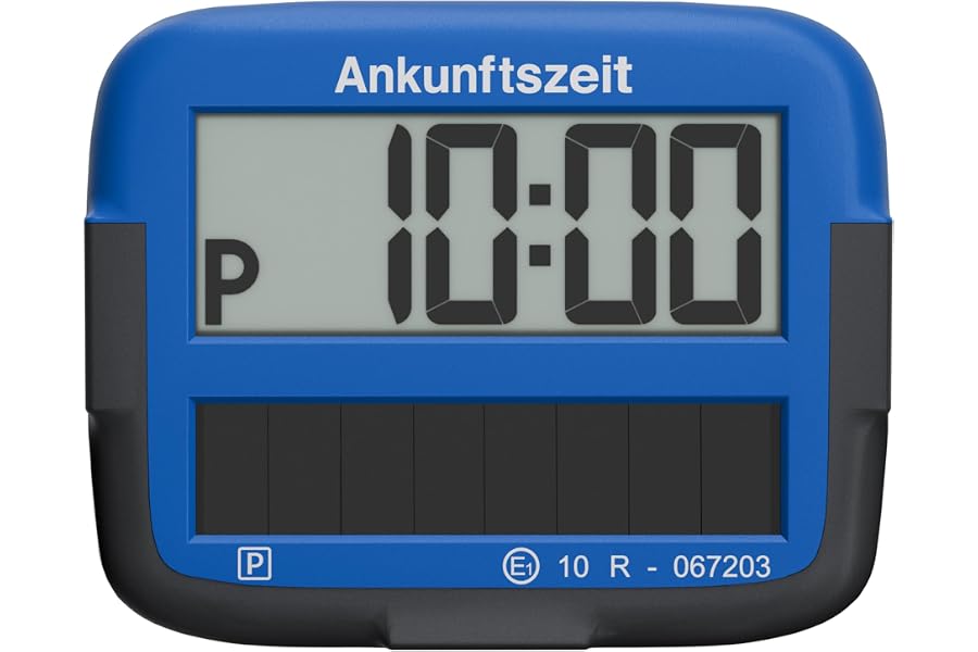 Produktabbildung zu Needit Park Micro Solar elektronische Parkscheibe [NEUES Modell 2025] I unendlich Energie, Null Batteriewechsel | einzige Parkscheibe in Deutschland mit integriertem wiederaufladbarem Akku | blau
