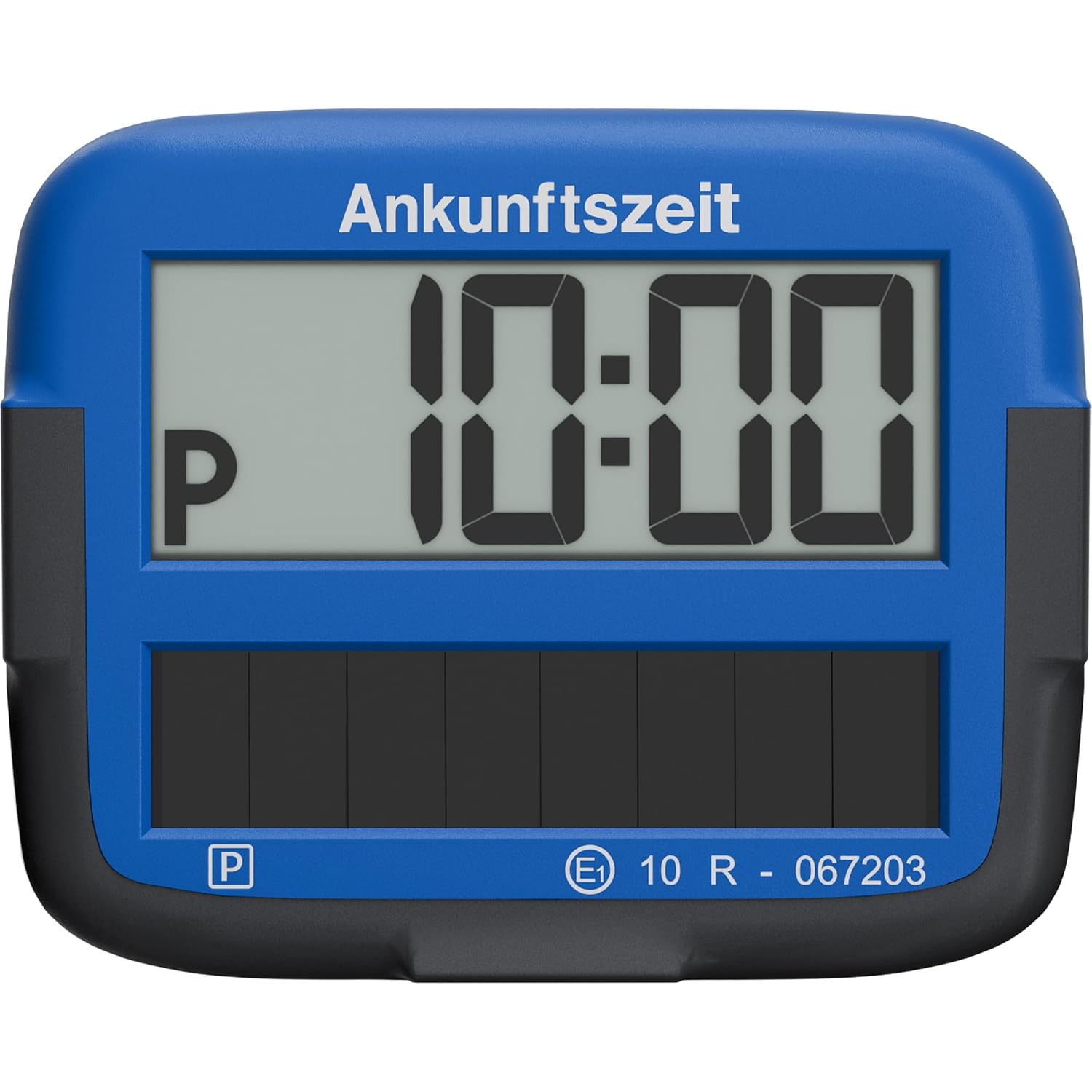 Needit Park Micro Solar elektronische Parkscheibe [NEUES Modell 2025] I unendlich Energie, Null Batteriewechsel | einzige Parkscheibe in Deutschland mit integriertem wiederaufladbarem Akku | blau