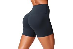 CRZ YOGA Mujeres Butterlift Shorts Levantamiento Glúteos 10cm - Sin Costura Frontal Yoga Cintura Alta