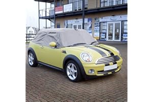 UK Custom Covers RP115GAD2 Tailored Soft Top Roof Protector Grey - To Fit Mini Convertables 2004 Onwards