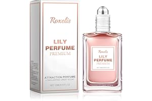 LEZEHEA Parfum aux Phéromones pour Femme - Parfum Roll-on au parfum de Fleur de lys | Compact et Portable | Parfu Femme Corps| Eau de Parfu