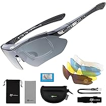 Lunettes De Soleil De Sport - Cyclisme / Homme/Femme / TR90 (Noir) SURF