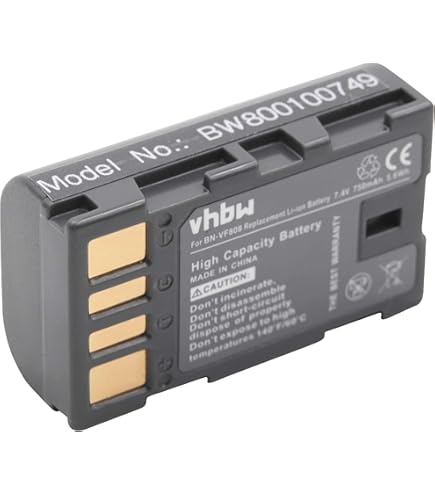 Batterie BN-VG121 Compatible JVC - Pour Caméscopes GZ-HD500, HD520, HM450, HM550 Et Autres Modèles