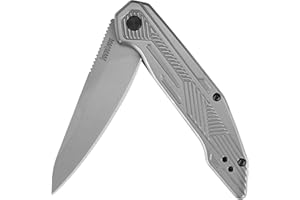 Kershaw 2080 Terran Couteau Pliant Adulte Unisexe, Gris, 79mm