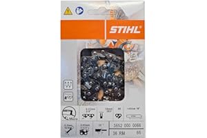'Stihl 3652 000 0066 Sierra Cadena 3/8 1, 6 mm 66 GL – 45 cm mitad de cincel RMC, 1 W, 1 V