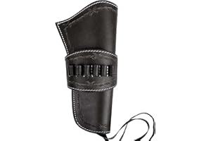 Hulara Leder Western Holster Heritage 22 Holster .22LR Cowboy Holster für 4" bis 8" 22 Revolver Holster Heritage Rough Rider Holster